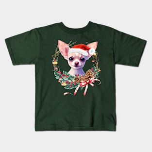 Chihuahua Christmas Kids T-Shirt